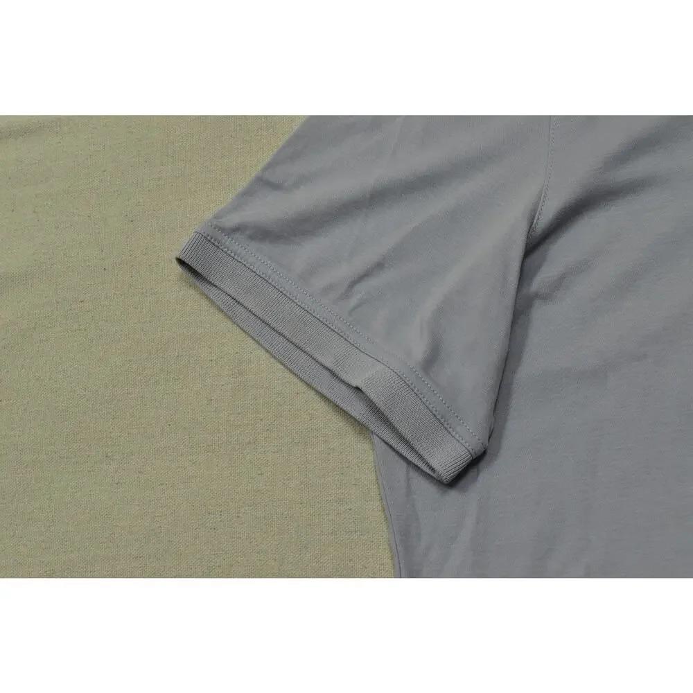 Banana Republic Luxury Touch Polo Shirt Men XXL Light Gray Short Sleeve 100% Cot